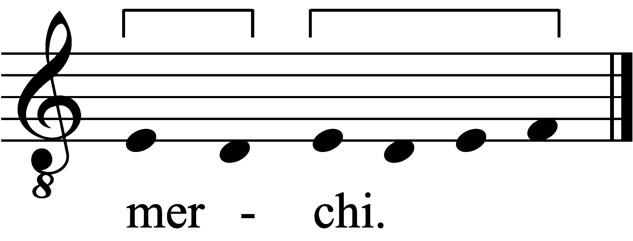 Refrain musical notation